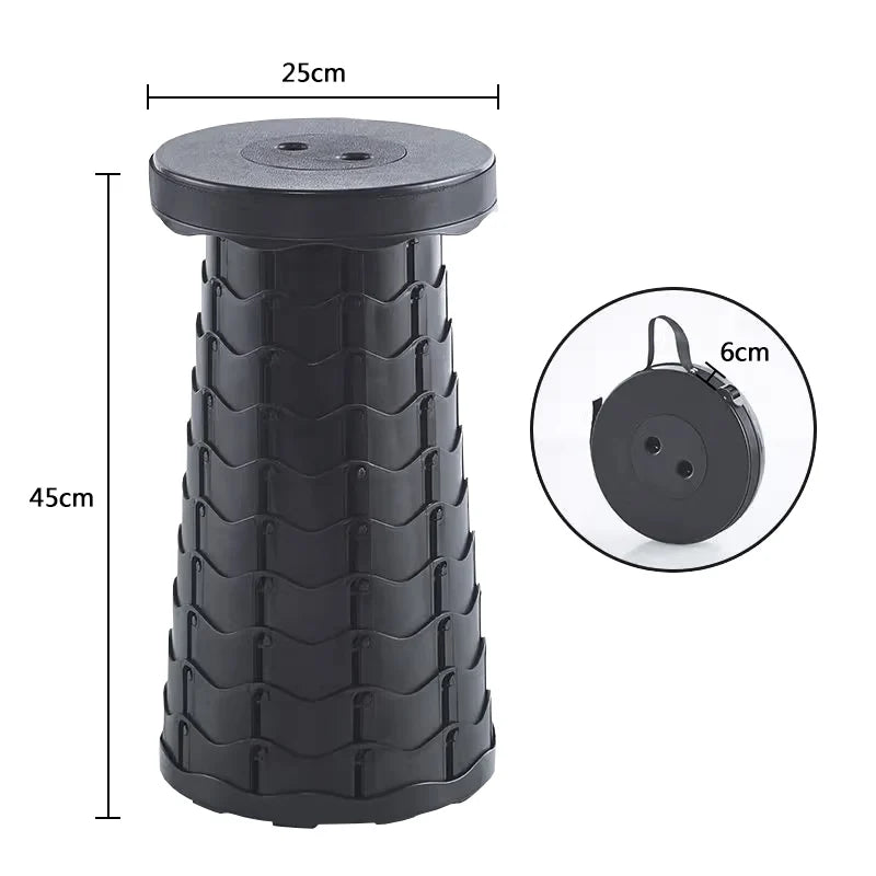 tabouret-pliant-camping-gris