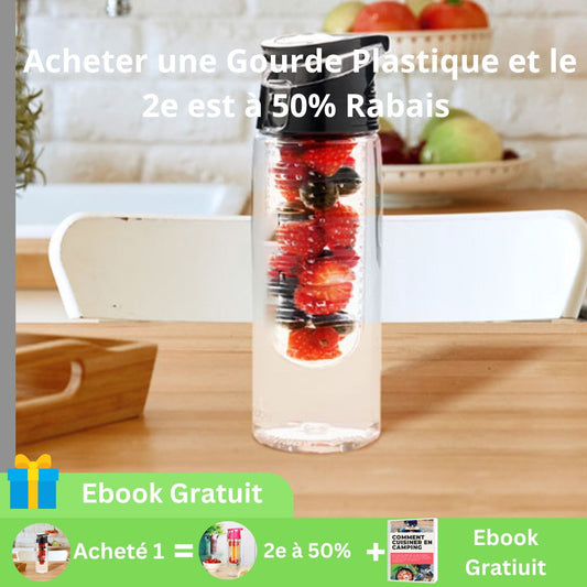 Gourde Plastique - infuseur