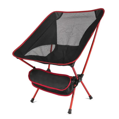 chaise-de-camping-ultralégère-rouge