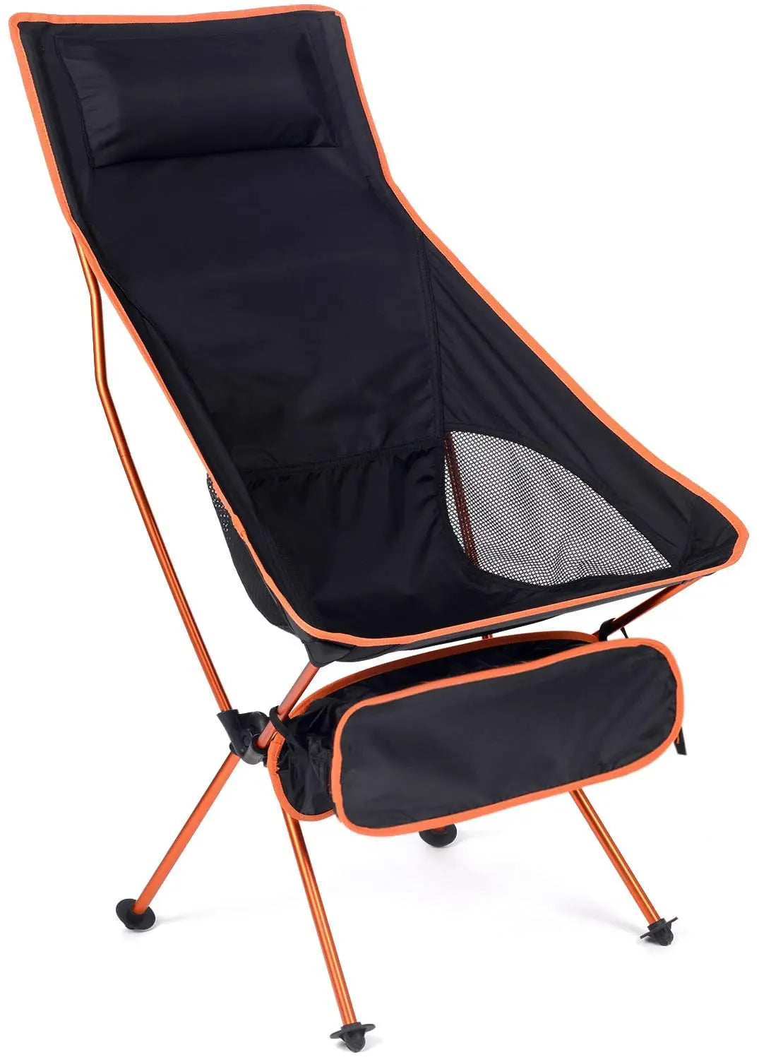 chaise pliante camping orange