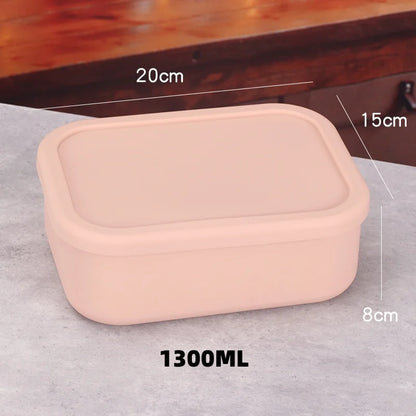 boite repas silicone rose 1300ml