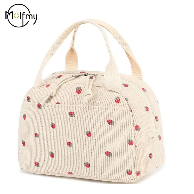 sac-isotherme-repas-velours-côtelé-fraise=beige