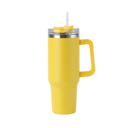 gourde isotherme poignée jaune