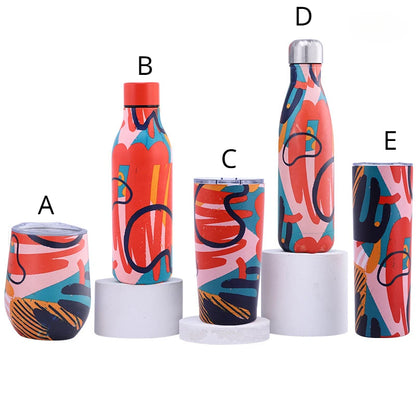 gourde-isotherme-moderne-ensemble-oeuvre-d'art