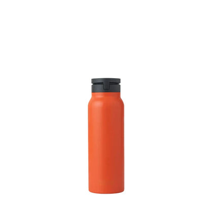 gourde-isotherme-support-téléphone-orange