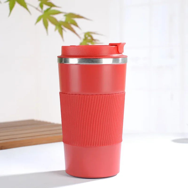 gourde isotherme tasse rouge