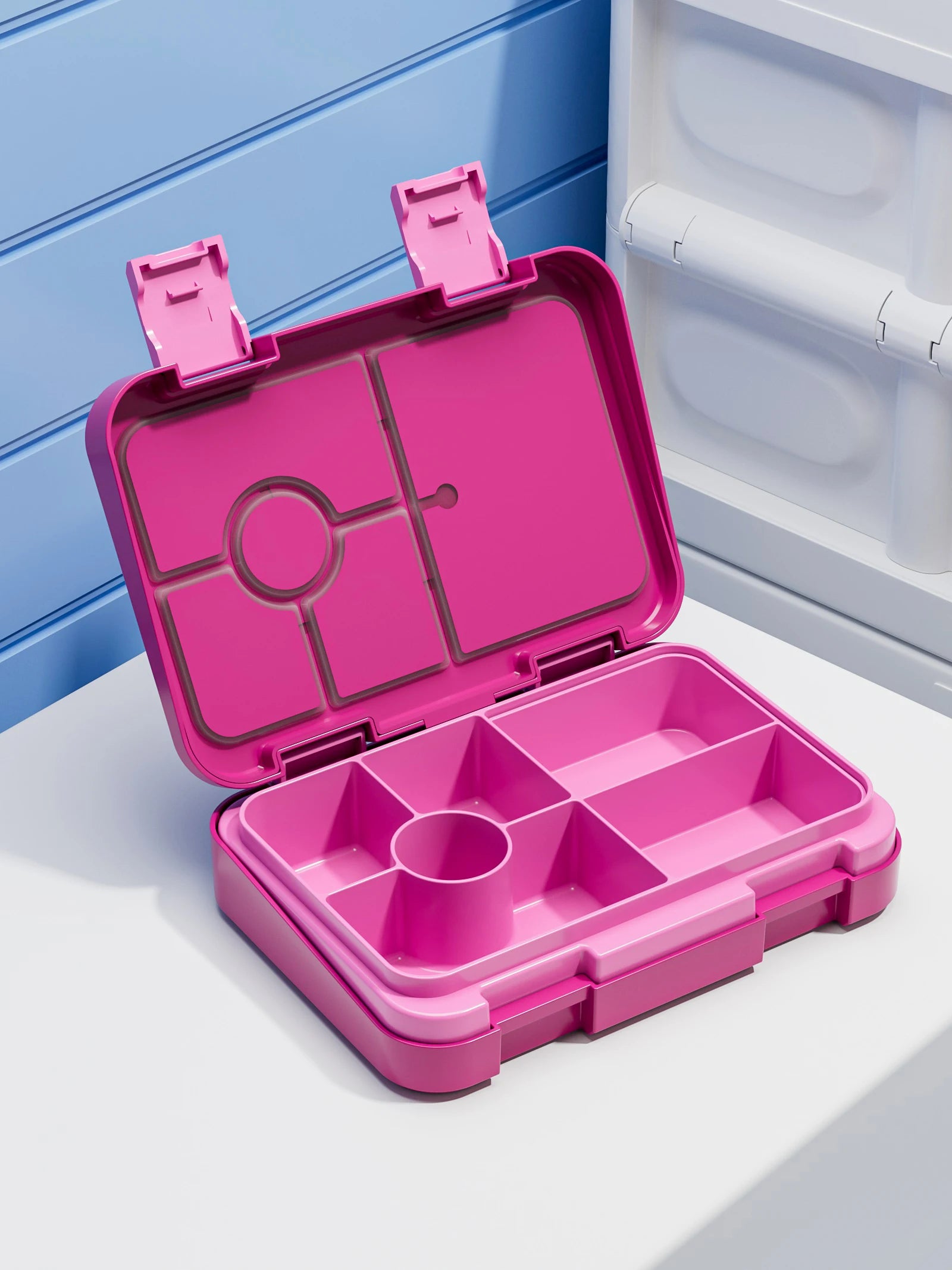 boite-repas-isotherme-enfant-rose-rouge