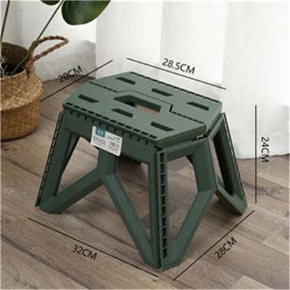 tabouret plastique portable vert