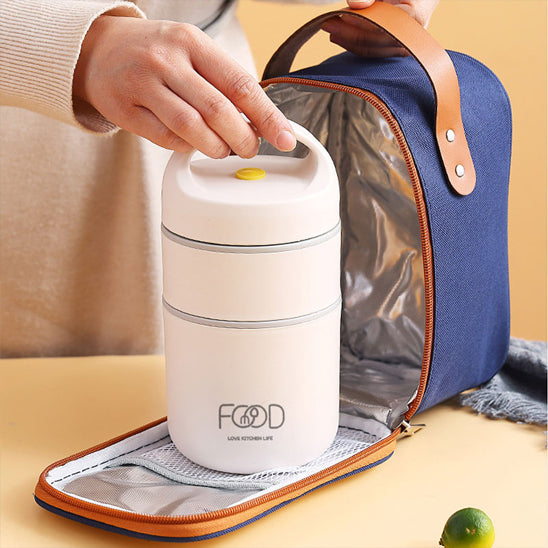 Boite repas isotherme -acier