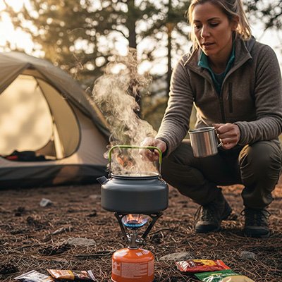 Bouilloire de voyage 