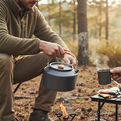 Bouilloire de voyage 